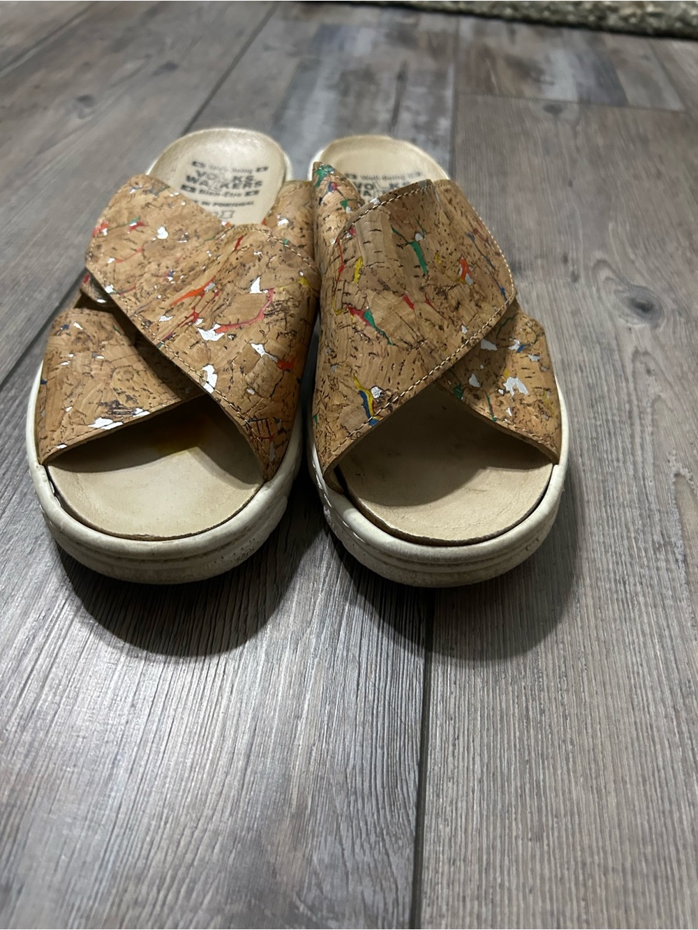 Volks Walkers Well Being Sandals removable insoles